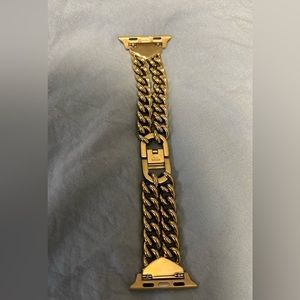 Gold Kendra Scott Whitley double Apple Watch band